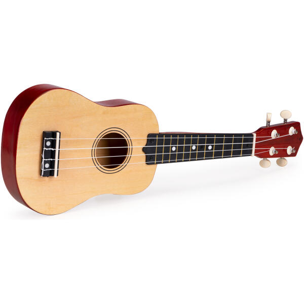 Gitar ukulele for barn treverk 4 nylonstrenger ECOTOYS - Bilde 2