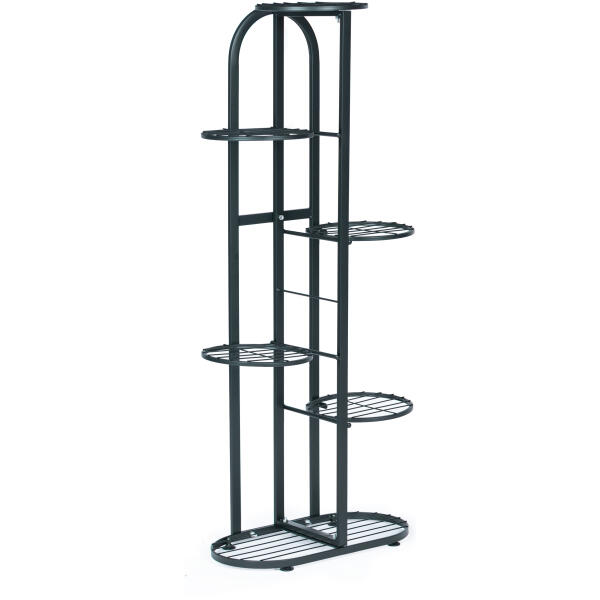 Moderne metall blomsterstativ 6 nivåer ModernHome Svart - Bilde 6
