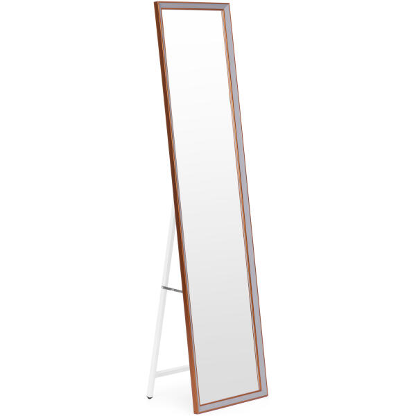 Stort gulvspeil 148 cm aluminiumsramme justerbar ModernHome - Bilde 3
