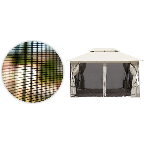 Myggnetting til hagepaviljong 3x4 m netting med glidelåser MultiGarden - Bilde 4