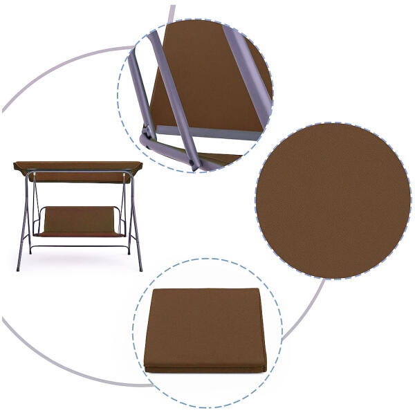 Sittepute til hagehuske 127x100 cm MultiGarden Brun - Bilde 4