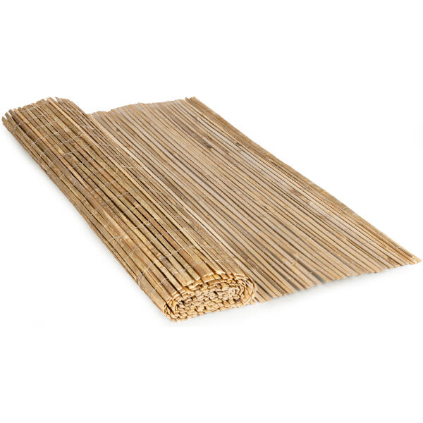 To-sidig bambusmatte 150x300 cm for balkong terrasse gjerde naturlig MultiGarden - Bilde 5