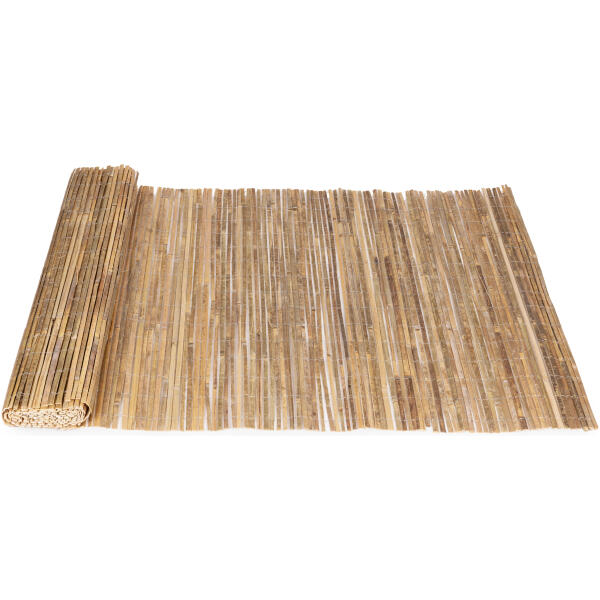 To-sidig bambusmatte 150x300 cm for balkong terrasse gjerde naturlig MultiGarden - Bilde 3