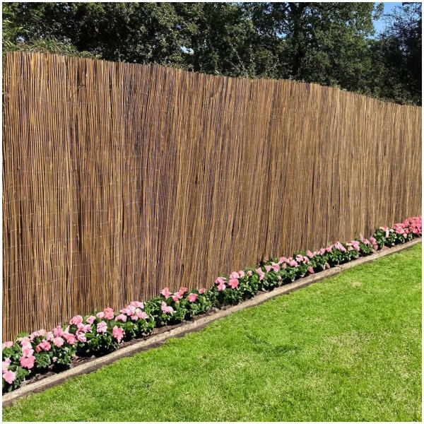 To-sidig bambusmatte 150x300 cm for balkong terrasse gjerde naturlig MultiGarden - Bilde 8