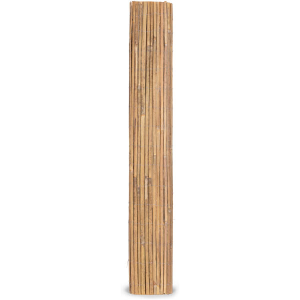 Tosidig bambusmatte 150x500 cm for balkong terrasse gjerde naturlig MultiGarden - Bilde 2