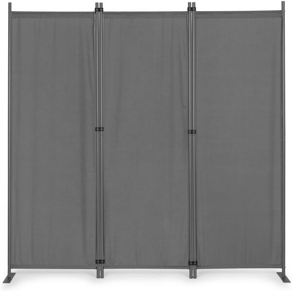 Sammenleggbar hage og romskjerm 3-panel 167x164 cm MultiGarden Grå - Bilde 2