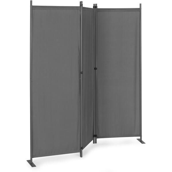 Sammenleggbar hage og romskjerm 3-panel 167x164 cm MultiGarden Grå - Bilde 4