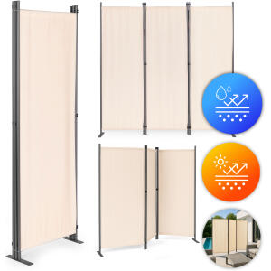 Sammenleggbar hage og romskjerm 3-panel 167x164 cm MultiGarden Beige
