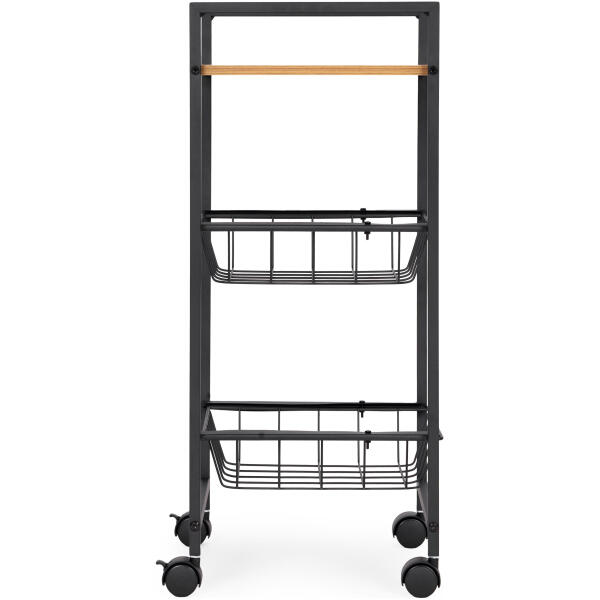 Mobilhylle skap med 2 kurver og hylle organizer på hjul ModernHome - Bilde 5