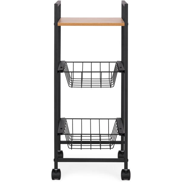 Mobilhylle skap med 2 kurver og hylle organizer på hjul ModernHome - Bilde 2