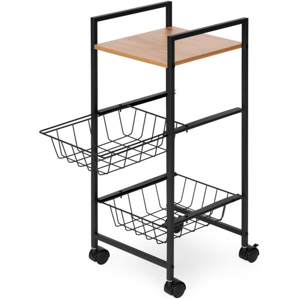 Mobilhylle skap med 2 kurver og hylle organizer på hjul ModernHome - Bilde 7