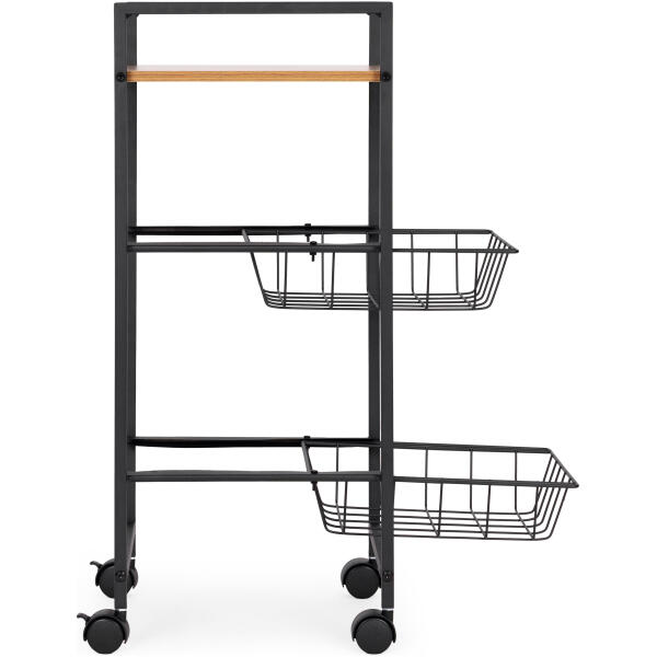 Mobilhylle skap med 2 kurver og hylle organizer på hjul ModernHome - Bilde 6