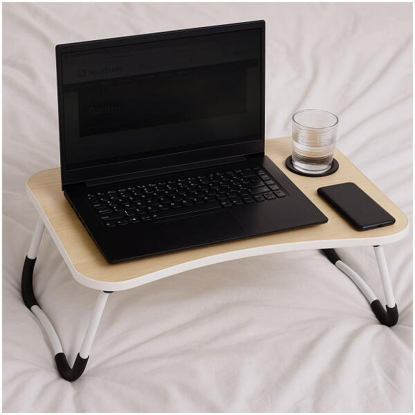 Sammenleggbar laptopstativ 60x40 cm lampe vifte ModernHome - Bilde 2