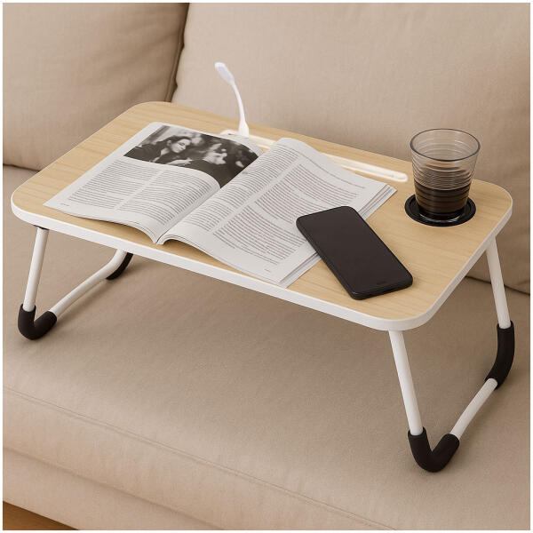Sammenleggbar laptopstativ 60x40 cm lampe vifte ModernHome - Bilde 5