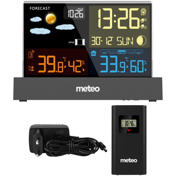 Værstasjon METEO SP110C med DCF Svart