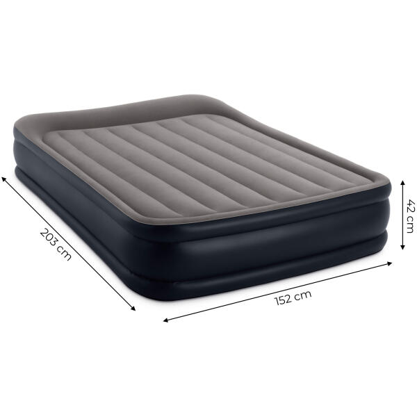 Oppblåsbar madrass 203x152 cm med pumpe INTEX 64136ND - Bilde 5