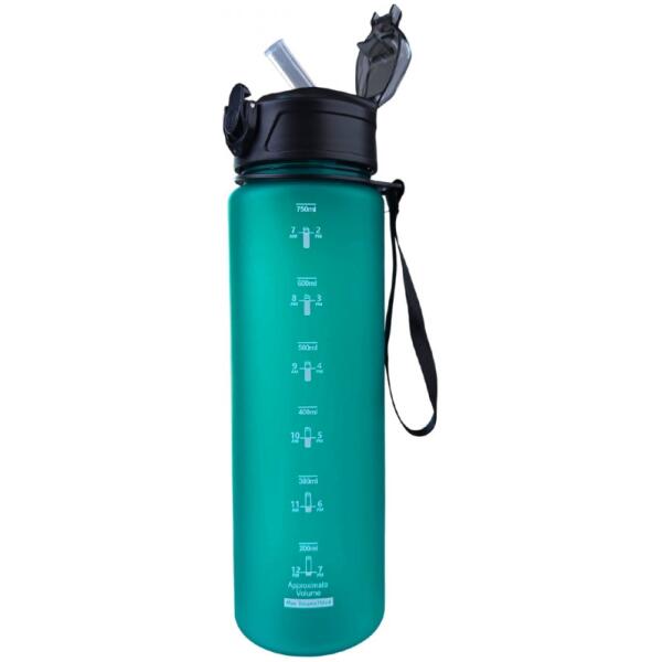 Flaske til vann sportsflaske matt 750 ml ECARLA SPORTS BD50 Turkis - Bilde 3
