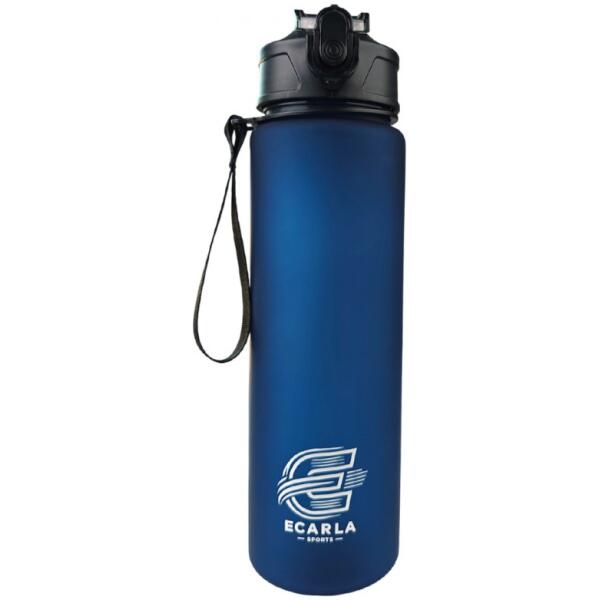 Flaske for vann sport drikkeflaske matt 750 ml ECARLA SPORTS BD51 Marineblå - Bilde 2
