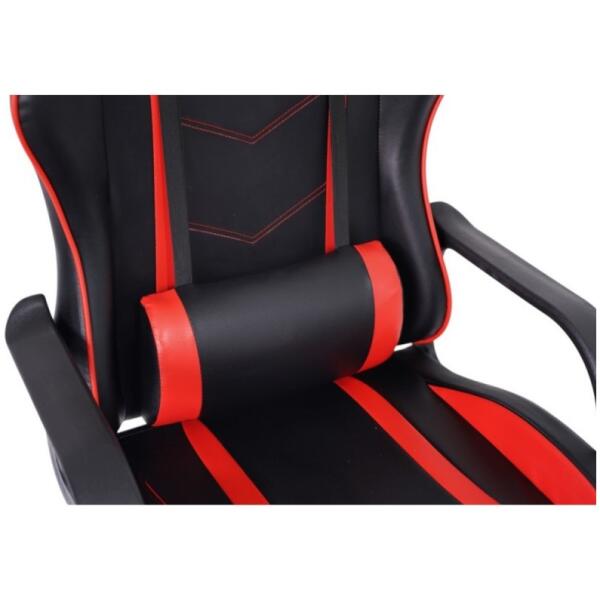 Gamingstol VORTEX svart rød økoskinn KO35CZE Rød - Bilde 8