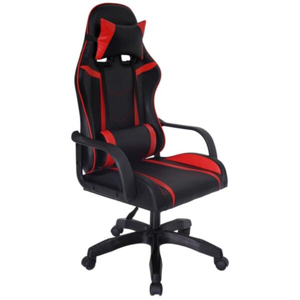 Gamingstol VORTEX svart rød økoskinn KO35CZE Rød - Bilde 4