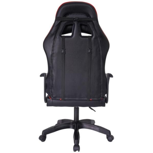 Gamingstol VORTEX svart rød økoskinn KO35CZE Rød - Bilde 6