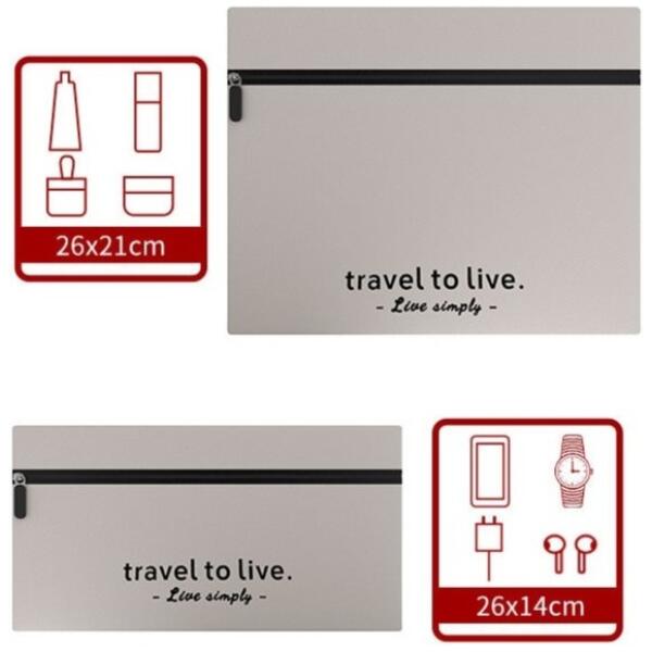 Reisesett 7 stk toalettmapper poser organisere KS142K - Bilde 8