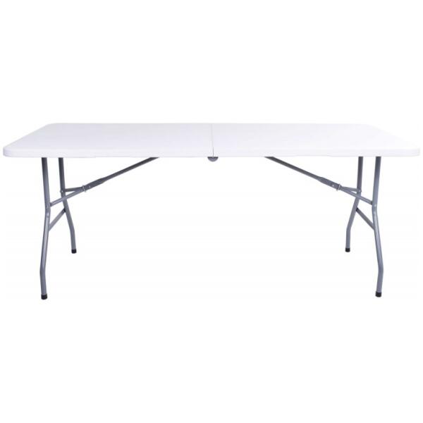 Sammenleggbart cateringbord turbord 70x180 cm Hvit - Bilde 4