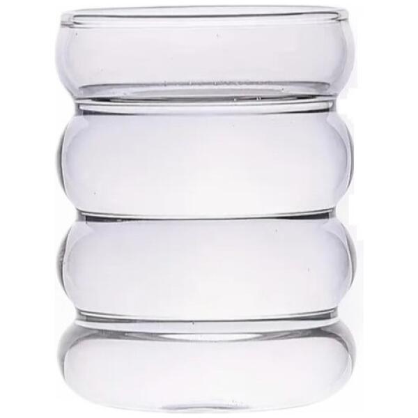 Glass 350ml Bubble 1 pc for coffee latte long drinks SZK37POJ - Bilde 2