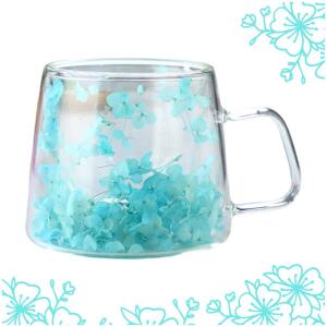 Termoglass med blomster inni 100 ml 1 stk Blomster