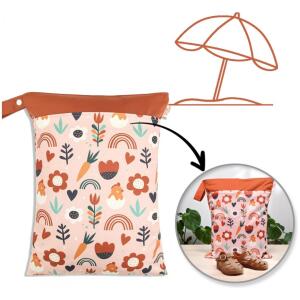 Vanntett bag organizer pose til barnevogn for tøfler til barnehage 30x40 cm WB03
