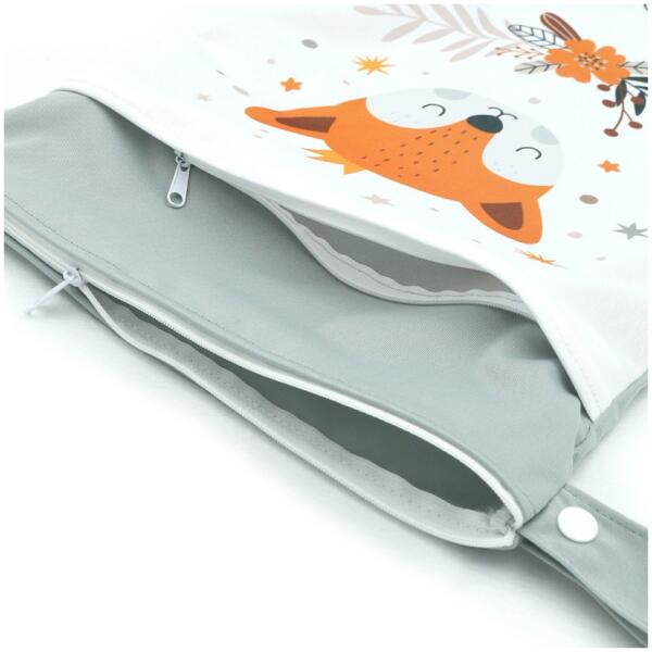 Vanntett veske organizer pose til barnevogn for tøfler til barnehagen 30x40 cm WB04 - Bilde 4