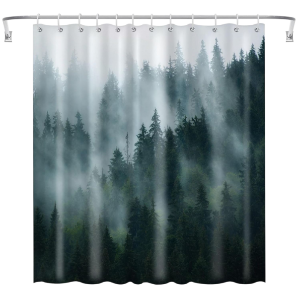 Dusjforheng 3D-trykk vanntett 200x180 cm ZPR21 - Bilde 5