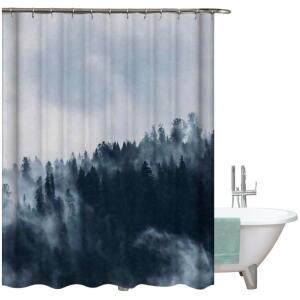 Dusjforheng med 3D-trykk vanntett 200x180 cm ZPR22