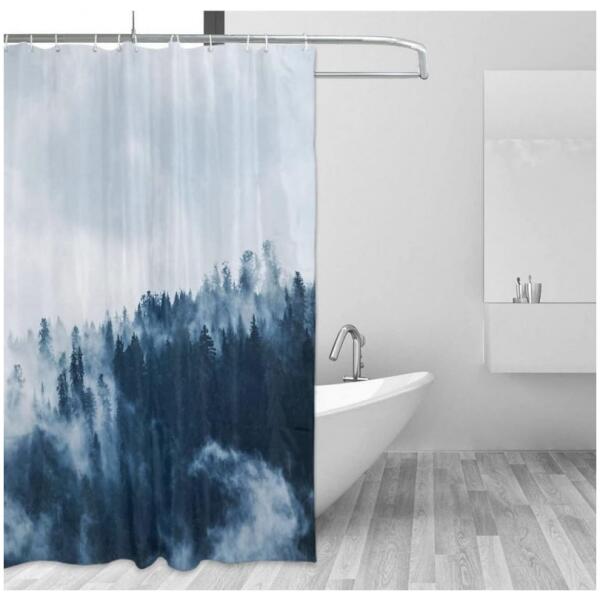 Dusjforheng med 3D-trykk vanntett 200x180 cm ZPR22 - Bilde 3