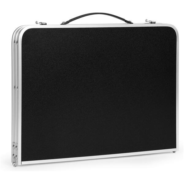 Turistbord lite piknikbord sammenleggbart 60x40 cm MultiGarden Svart - Bilde 5