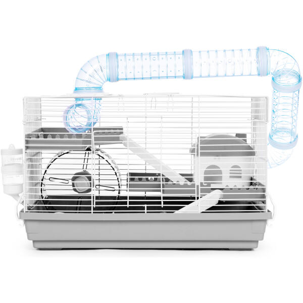 Bur for hamster marsvin gnagere komplett utstyr Petsi Grå - Bilde 3