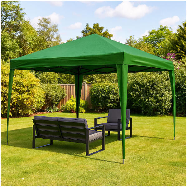 Automatisk sammenleggbar hagepaviljong 3x3 m tak for terrasse MultiGarden - Bilde 4
