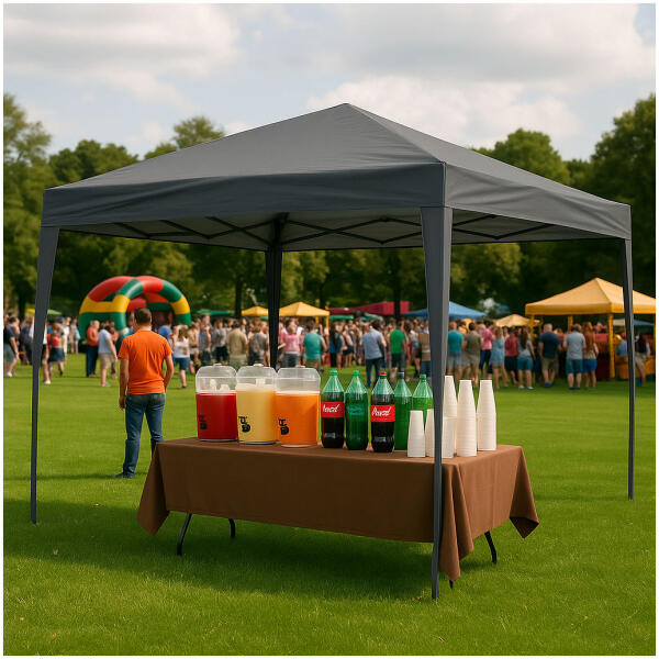 Hagepaviljong automatisk sammenleggbar3x3 m med tak for hage terrasse MultiGarden - Bilde 2
