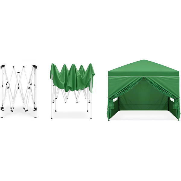 Hagepaviljong automatisk sammenleggbar 3x3 m med 4 sidevegger MultiGarden - Bilde 5