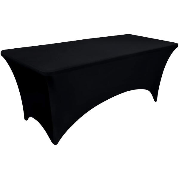 Universalduk stretchbordtrekk til cateringbord 240 cm 8FT MultiGarden Svart - Bilde 2