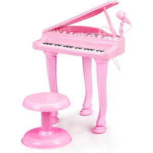 Piano orgel keyboard pianino med mikrofon mp3 Svart