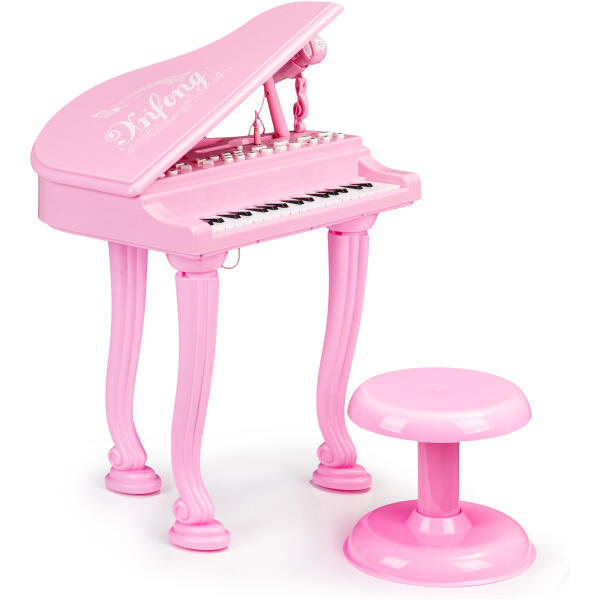 Piano orgel keyboard pianino med mikrofon mp3 Svart - Bilde 3
