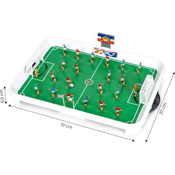 Mini fotballspillbord med fjærer 22 spillere - Bilde 6