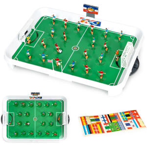 Mini fotballspillbord med fjærer 22 spillere