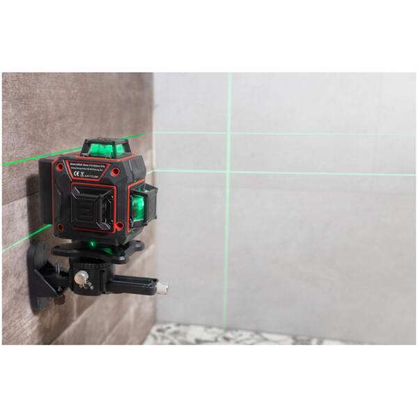Laserplanmåler krysslaser 360-grader 4D 16 linjer Grønn - Bilde 4