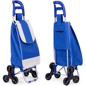 Handlekurv bag 25 liter med 6 hjul metallramme ModernHome