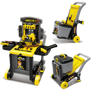 3i1 Sammenleggbart Verksted for Barn med Verktøy